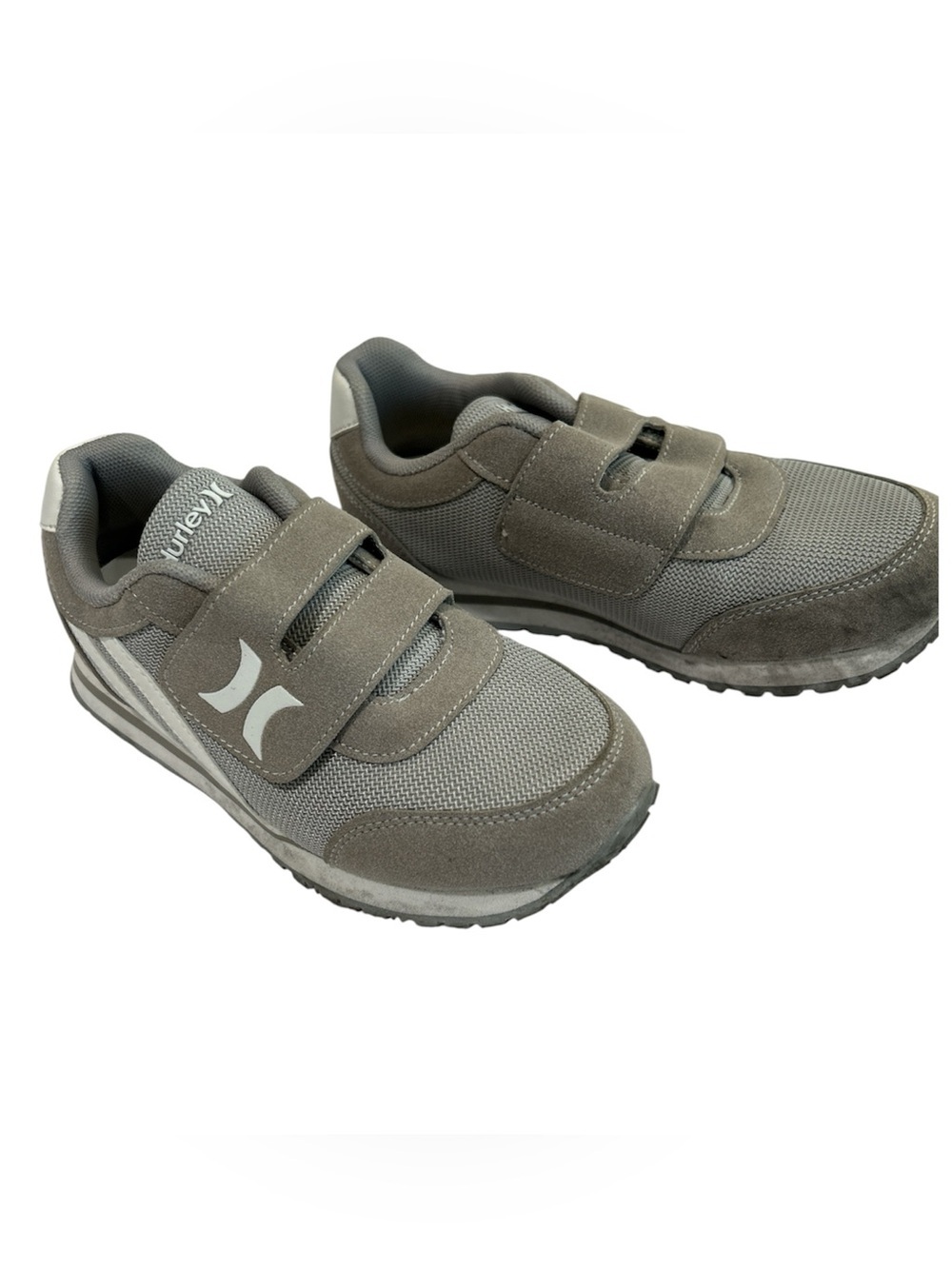 Hurley Gray Casual Velcro Sneakers